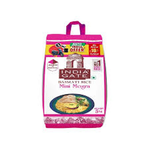 INDIA GATE MINI MOGRA RICE - 5KG