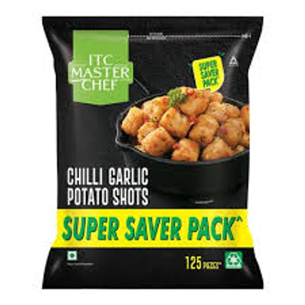ITC CHILLI GARLIC POTATO SHOTS - 500GM