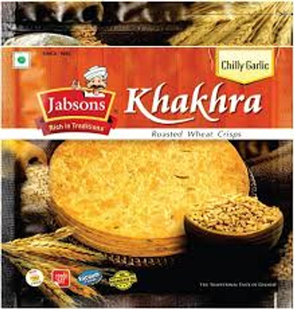 JABSONS KHAKHRA CHILLI GARLIC - 180GM