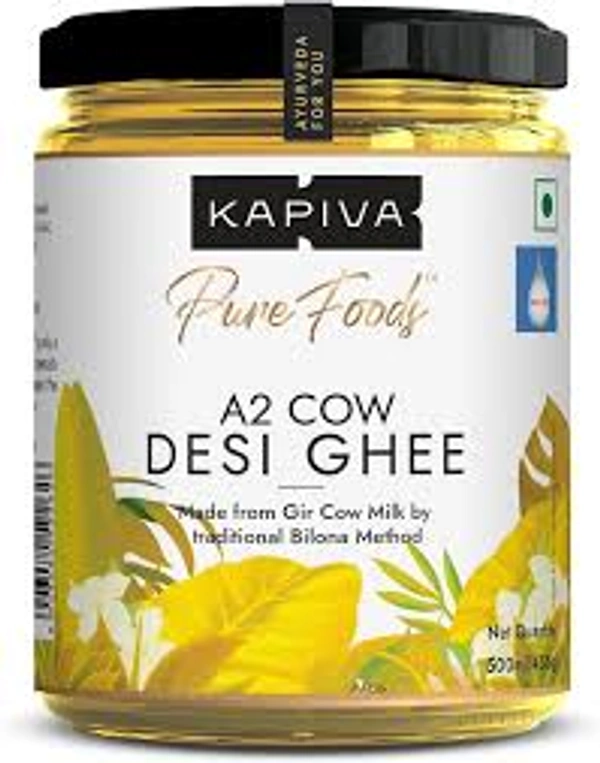 KAPIVA ORGANIC A2 COW DESI GHEE - 500ML