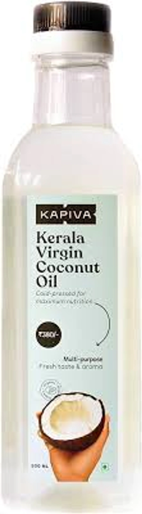 KAPIVA ORGANIC KERALA VIRGIN COCONUT OIL - 500ML