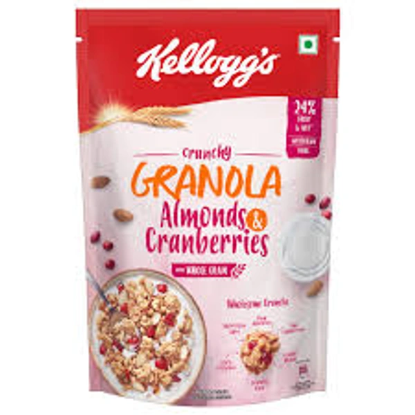 KELLOGG'S GRANOLA ALMOND&CRANBERRY - 460GM