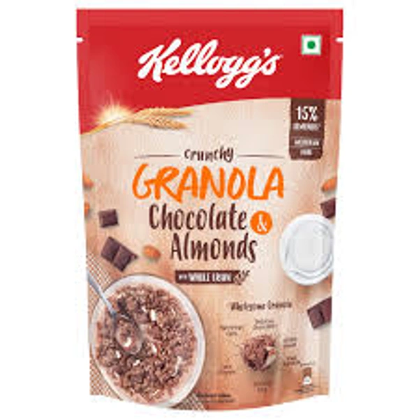 KELLOGG'S GRANOLA CHOCOLATE&ALMONDS - 450GM