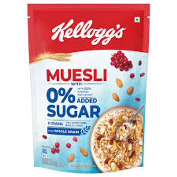 KELLOGG'S MUESLI ZERO ADDED SUGAR - 500GM
