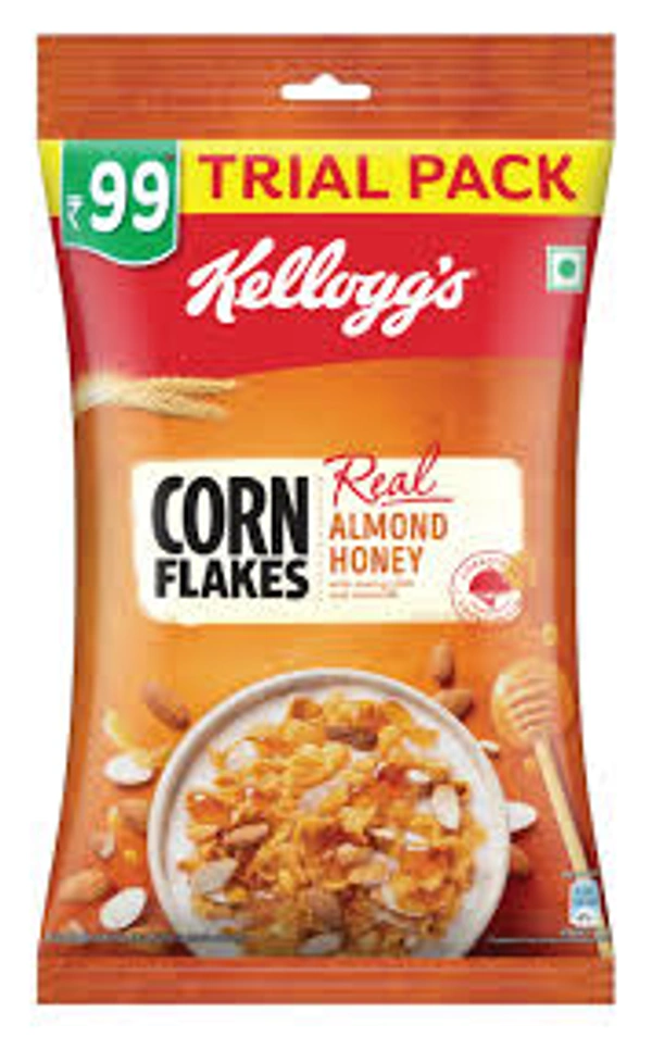 KELLOGG'S REAL ALMOND HONEY CORNFLAKES - 168GM