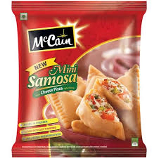 MCCAIN MINI SAMOSA CHEESE PIZZA - 240GM