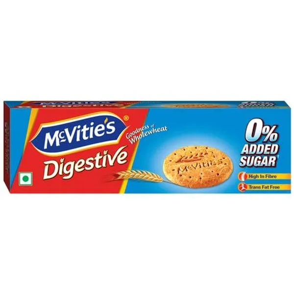MCVITIES DIGESTIVE ZERO ADDED SUGAR COOKIES - 150GM