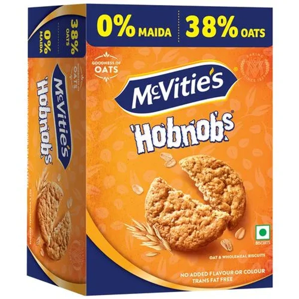 MCVITIES HOBNOBS OAT COOKIES - 153.85GM