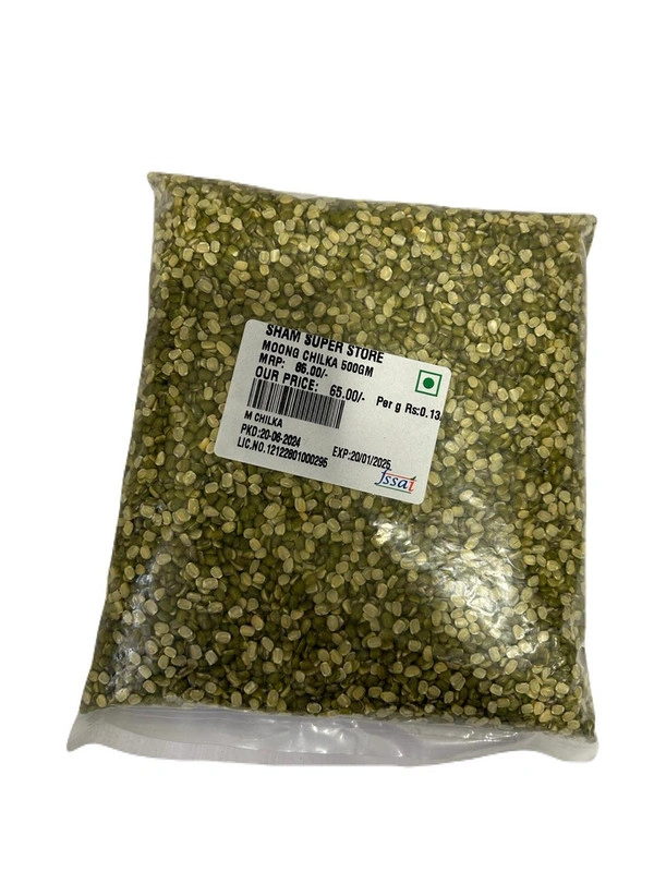 SHAM SUPER STORE MOONG CHILKA - 500GM