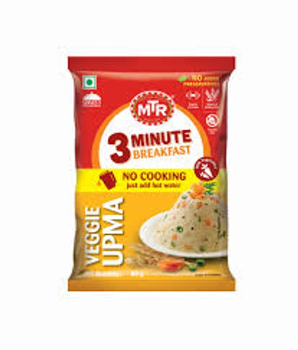 MTR VEGETABLES UPMA - 60GM