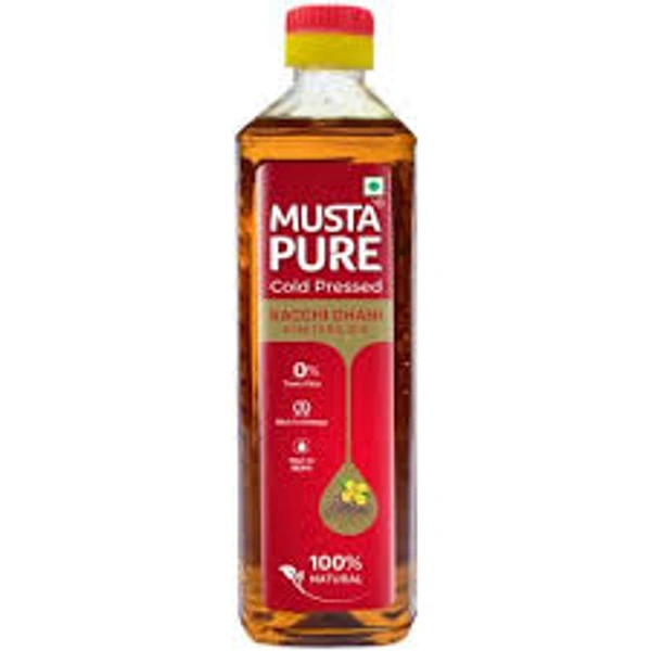 MUSTA PURE KACHI GHANI MUSTARD OIL - 1LTR