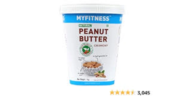MY FITNESS PEANUT BUTTER NATURAL CRUNCHY - 510GM