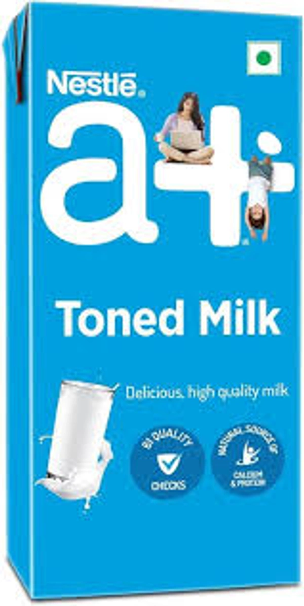 NESTLE A+ TONED MILK - 1LTR