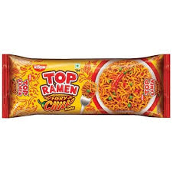 NISSAN TOP RAMEN FIERY CHILLI NOODLES - 240GM