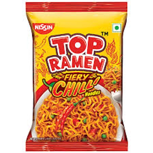 NISSAN TOP RAMEN FIERY CHILLI NOODLES - 50GM