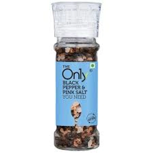 ONLY BLACK PEPPER PINK SALT - 80GM