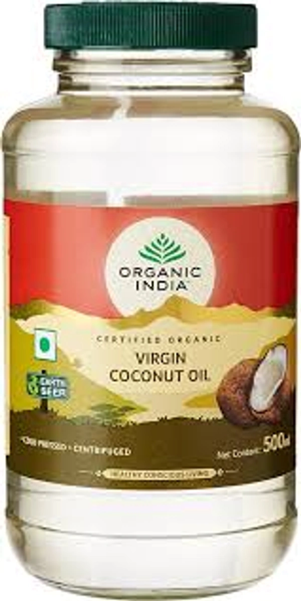 ORGANIC INDIA ORGANIC VIRGIN COCONUT OIL - 500ML