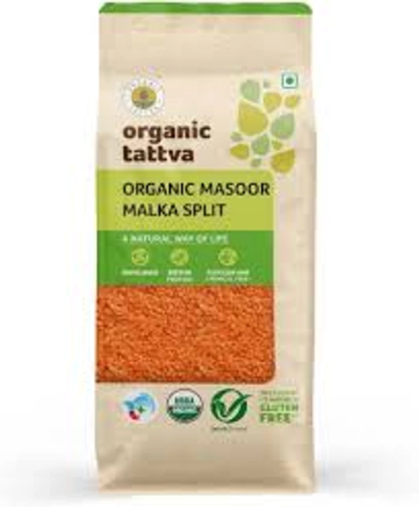 PURE&SURE ORGANIC TATTVA MASOOR MALKA SPLIT - 500GM