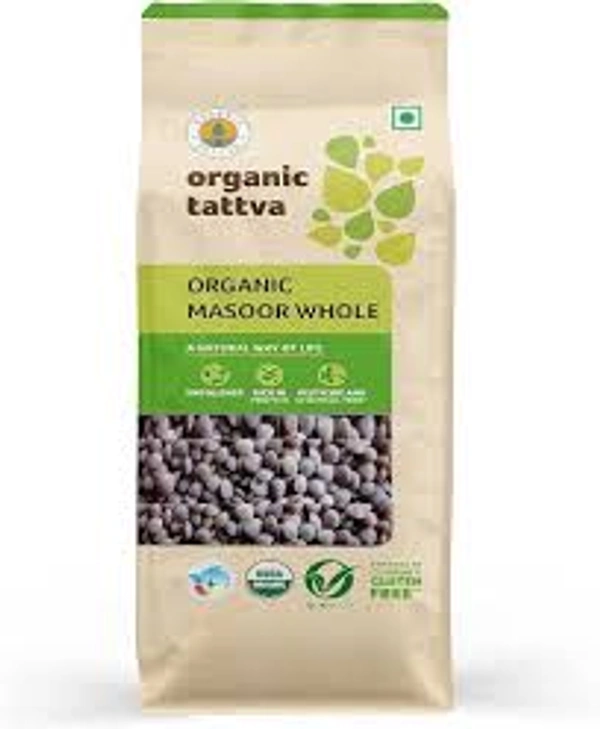 ORGANIC TATTVA MASOOR WHOLE DAL - 500GM