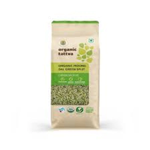 PURE&SURE ORGANIC TATTVA MOONG DAL GREEN SPLIT - 500GM