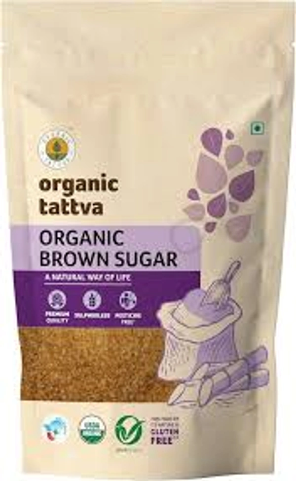ORGANIC TATTVA ORGANIC BROWN SUGAR - 1KG