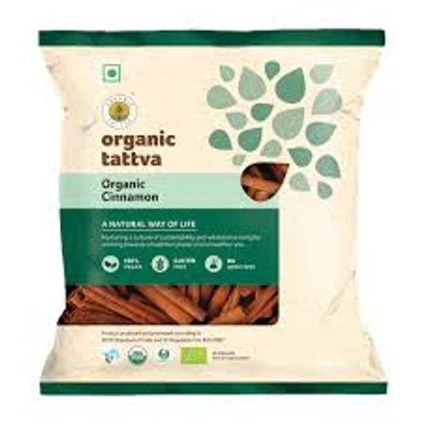 ORGANIC TATTVA ORGANIC CINNAMON WHOLE - 50GM