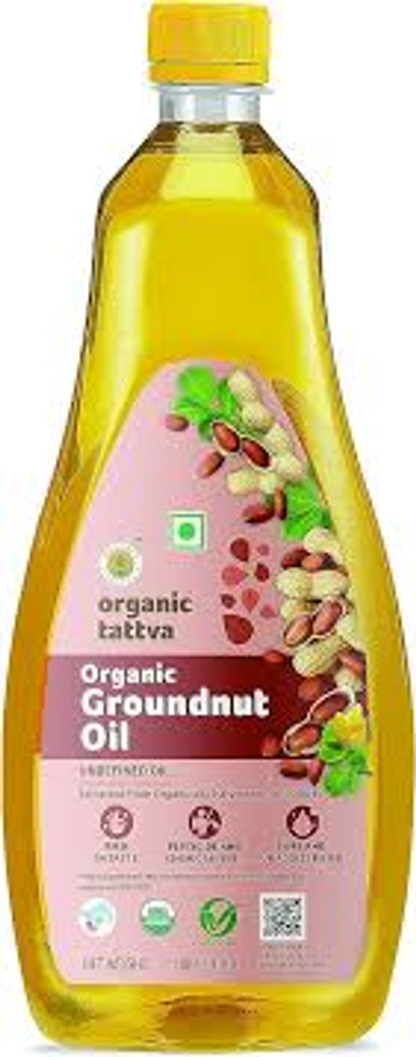 ORGANIC TATTVA ORGANIC GROUNDNUT OIL - 1LTR