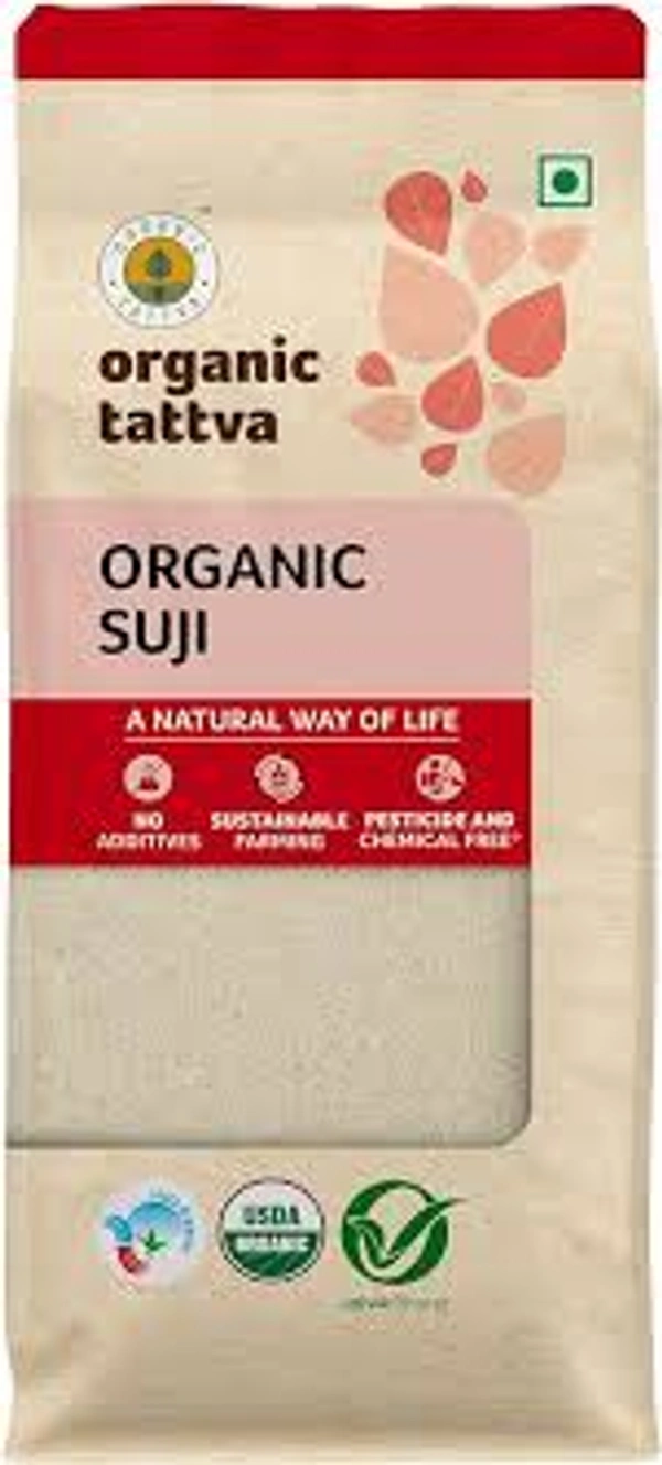 ORGANIC TATTVA ORGANIC SOOJI - 500GM