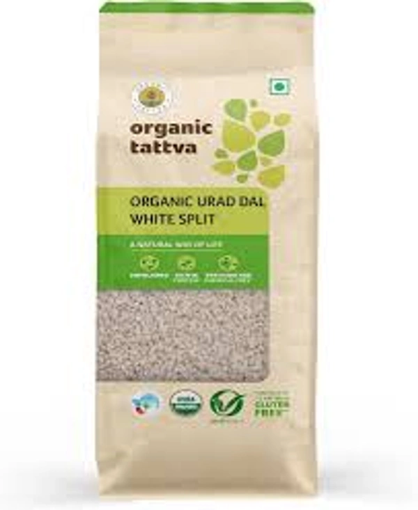 ORGANIC TATTVA URAD DAL WHITE SPLIT - 500GM
