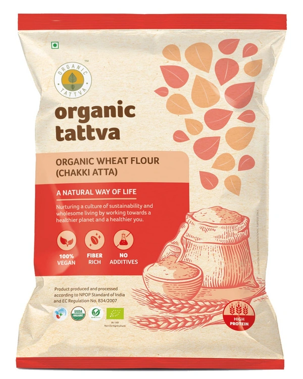 AMUL ORGANIC TATTVA WHEAT FLOUR - 500GM