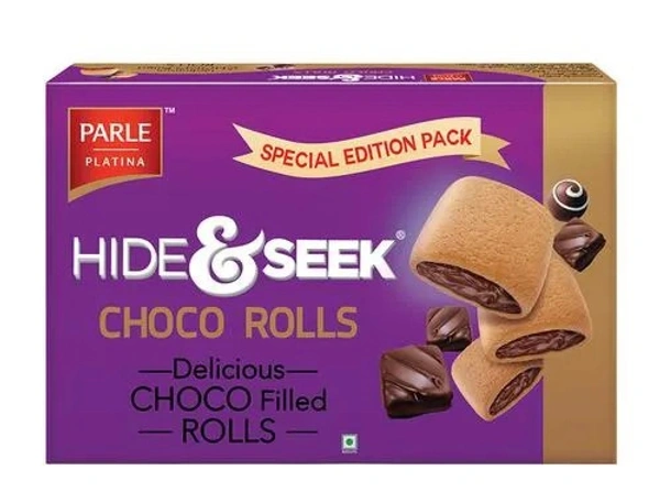 PARLE HIDE&SEEK CHOCO ROLLS COOKIES - 250GM