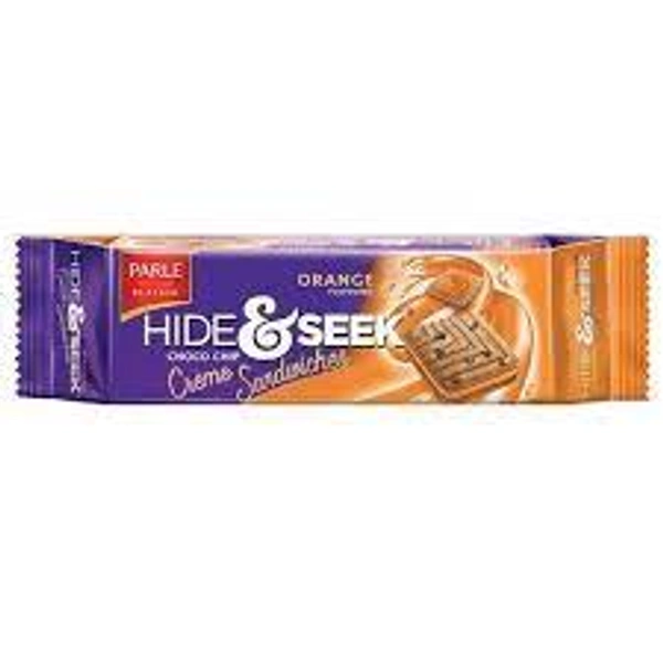 PARLE HIDE&SEEK ORANGE CRÈME SANDWICH BISCUITS - 100GM