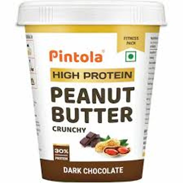 PINTOLA HIGH PROTIEN PEANUT BUTTER DARK CHOCOLATE CRUNCHY - 1KG