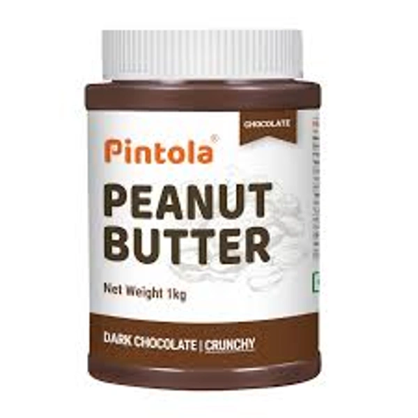PINTOLA PEANUT BUTTER DARK CHOCOLATE CRUNCHY - 350GM