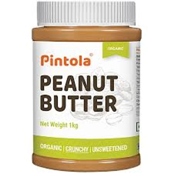 PINTOLA PEANUT BUTTER ORGANIC CREAMY - 1KG