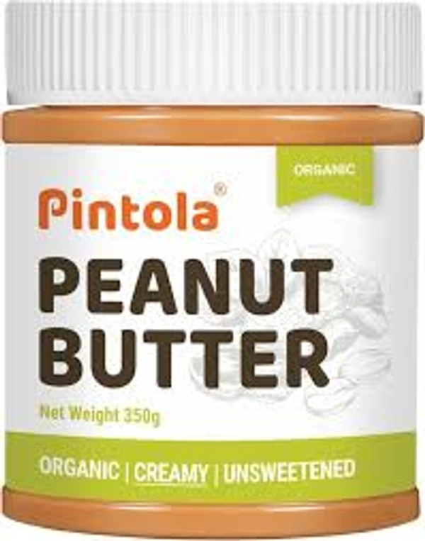 PINTOLA PEANUT BUTTER ORGANIC CREAMY - 350GM