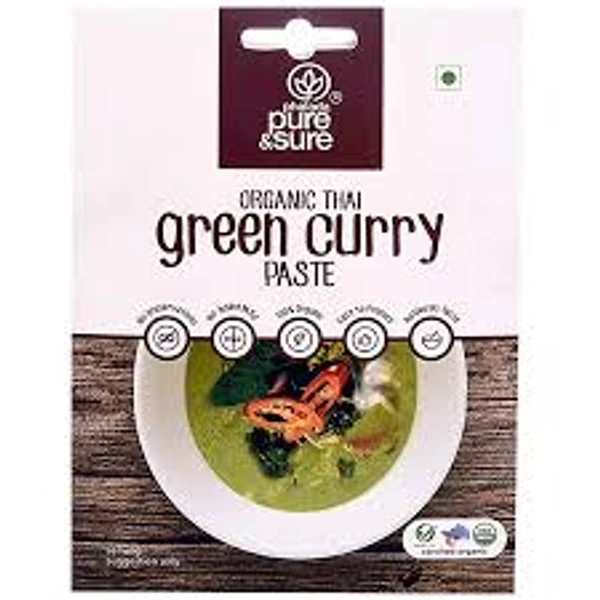 PURE&SURE GREEN CURRY PASTE - 50GM