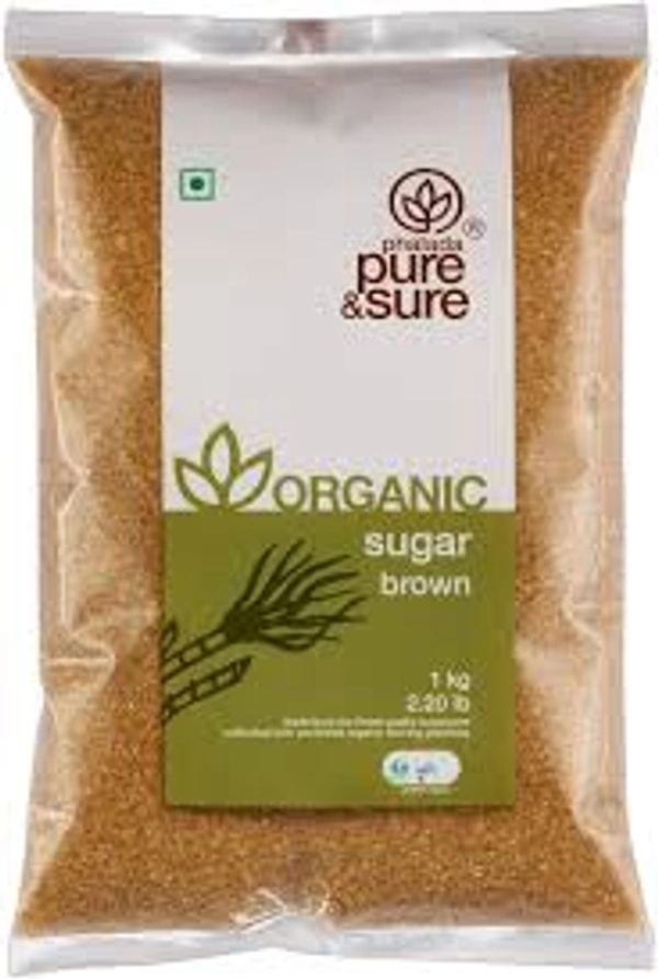 PURE&SURE ORGANIC BROWN SUGAR - 1KG