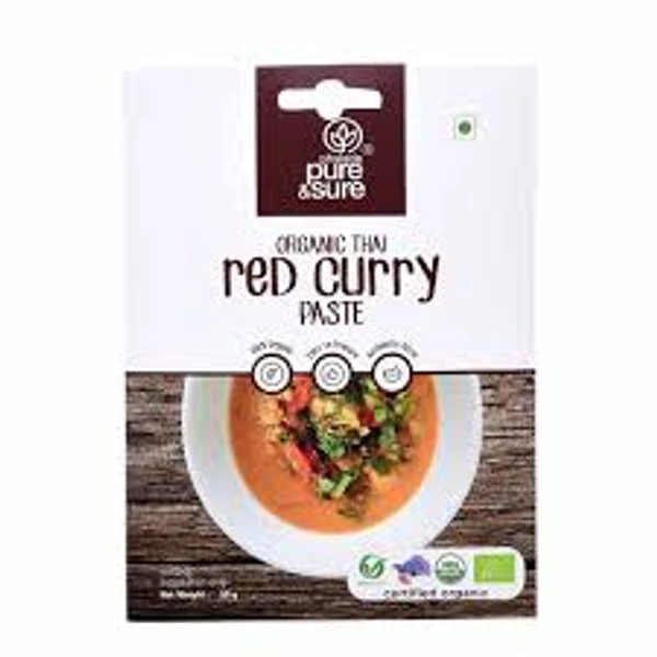 PURE&SURE RED CURRY PASTE - 50GM