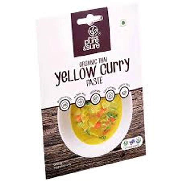 PURE&SURE YELLOW CURRY PASTE - 50GM