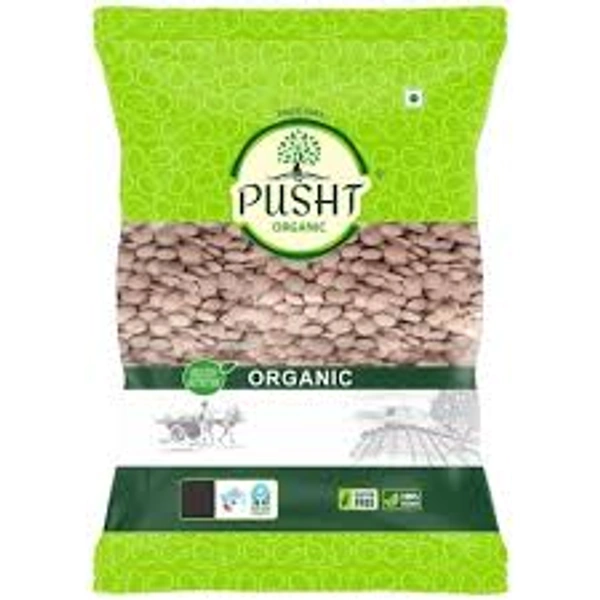 PUSHT ORGANICS PUSHT ORGANIC MASOOR WHOLE DAL - 500GM
