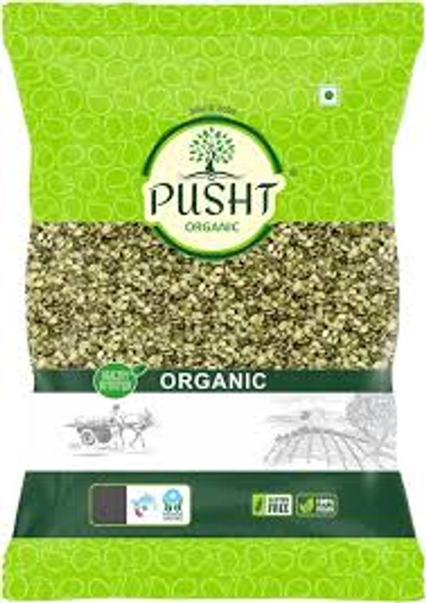 DEL MONTE PUSHT ORGANIC MOONG CHILKA DAL - 500GM