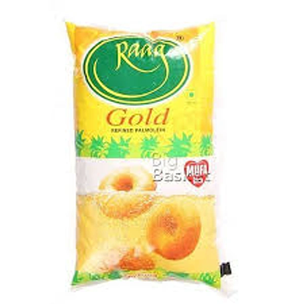 RAAG GOLD REFINED PALMOLEIN OIL - 1LTR