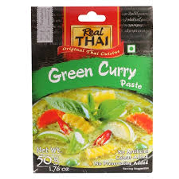 REAL THAI GREEN CURRY PASTE - 50GM