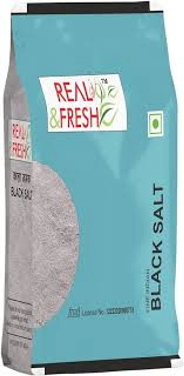 REAL&FRESH BLACK SALT - 100GM