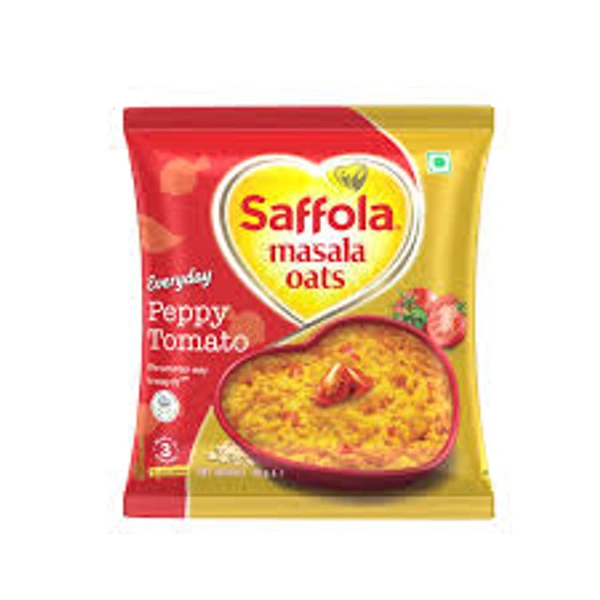 SAFFOLA MASALA OATS PEPY TOMATO - 38GM