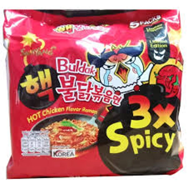 SAMYANG BULDAK 3X SPICY HOT CHICKEN FLAVOUR RAMEN - 140GM