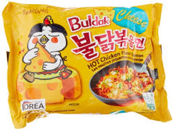 SAMYANG BULDAK CHEESE HOT CHICKEN FLAVOUR RAMEN - 140GM