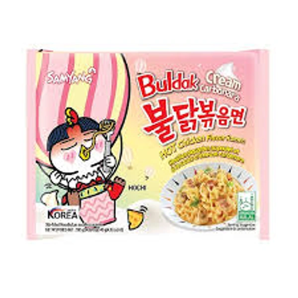 SAMYANG BULDAK CREAM CARBONARA HOT CHICKEN FLAVOUR RAMEN - 140GM
