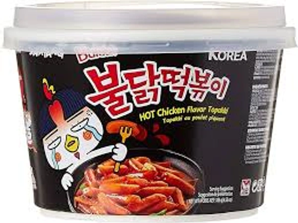 SAMYANG BULDAK HOT CHICKEN FLAVOUR TOPOKKI TUB - 185GM
